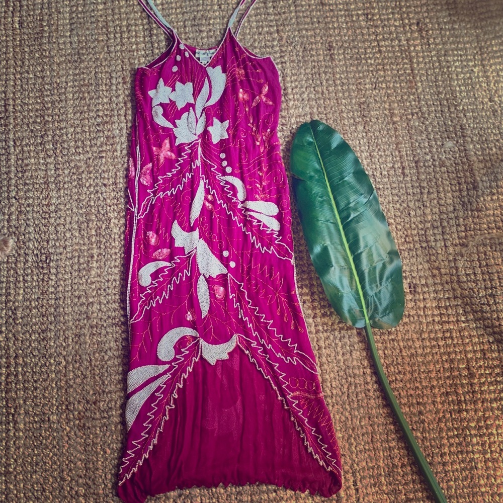 Vintage Formal Beaded Gown